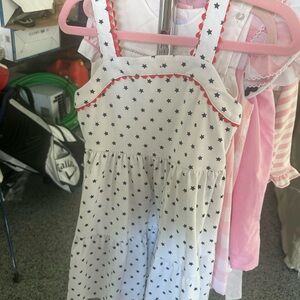 Star Print Sleeveless Dress